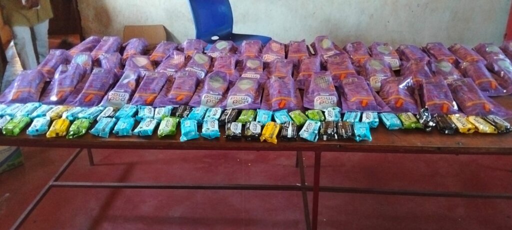 Distribution of reusable sanitary towels