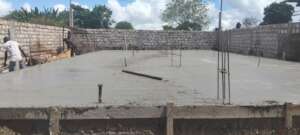 Foundations of the new houses