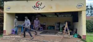 Gibson starts welding training - first job at WOW