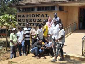WOW 8 final day assisting at Kitale museum