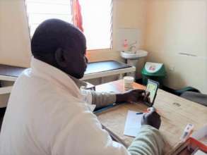 Doctor on video call to remote patient