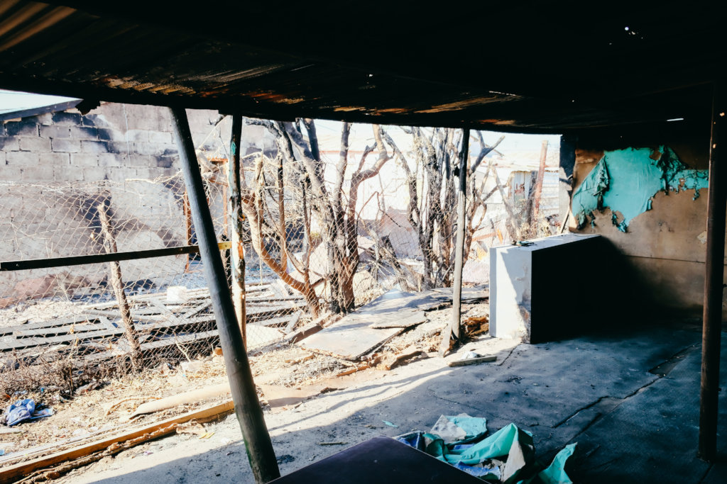 Rebuild burnt down school in African township