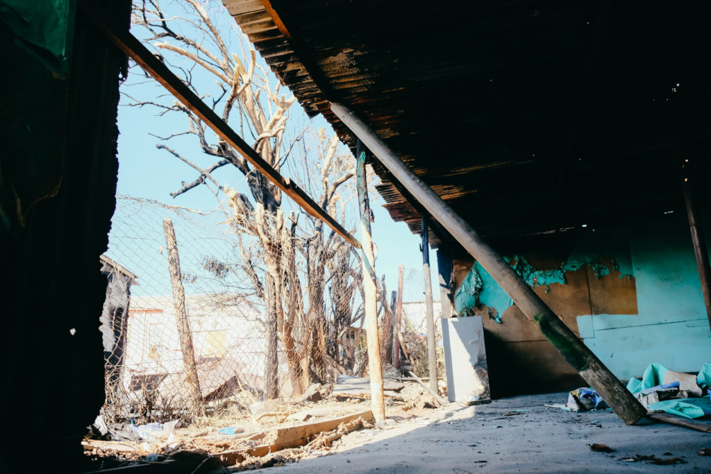 Rebuild burnt down school in African township