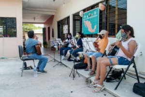 Guitar lessons at community center