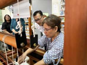 Asec. Alcantara of DMW with Ms. Patino of DAWN