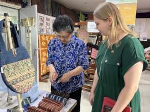 Ms. Nuqui of DAWN with 1st Sec. Lara Engel