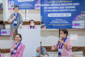 DAWN & DTI Officials giving messages at SSF launch