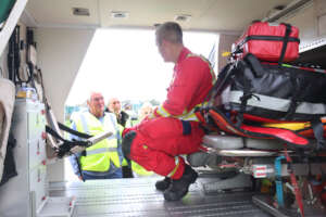 Club visit to the Essex & Herts Air Ambulance base