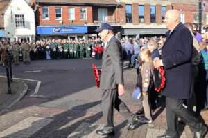 President Steve, laying our Remembrance wreath
