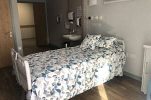 Bedroom in the new St Luke's building