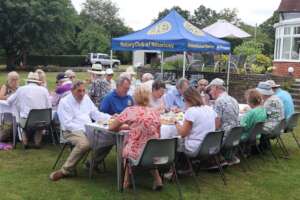 It's tough work this fundraising, but we'll manage