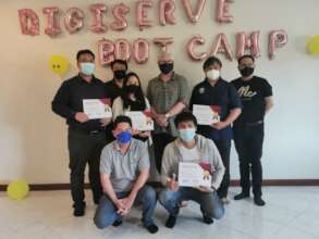 first Boot Camp receive certificates