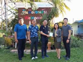 Meeting the leaders of the Raindrop Center