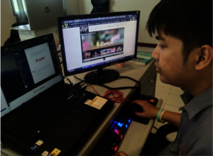 website project for local non-profit