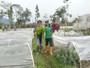 Meet Oleh (right), our head of farm and Rokhani