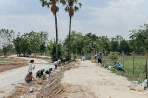 Locals restoring a degraded forest in Thailand