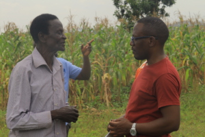 CCFU's engaging one of the custodians of a site