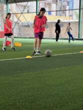 Practicing Passing the Ball