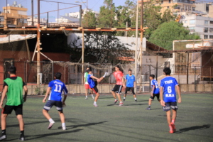 Teenager Team in a Match