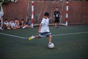 Young Jafra player in action