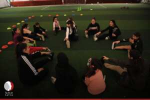 Group Stretching after the Training