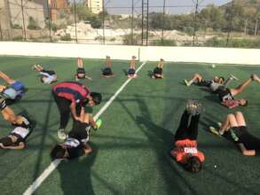 Ein el Hilweh camp Team in training