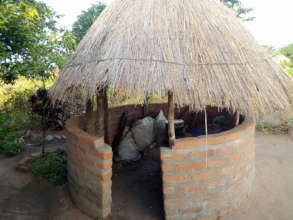 outdoor kitchen hut