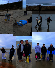 TRIO Students at Nye Beach, Newport, OR - Feb 2026