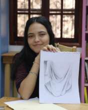 Art classes in action