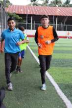 Sports programme in action