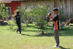 Communications programme, practicing photography