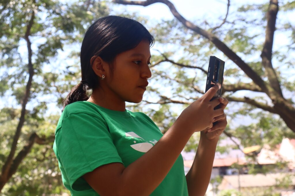 Jessica, a member of Joven Comunica