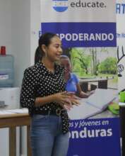 One of our university scholars, Fanny Nallely