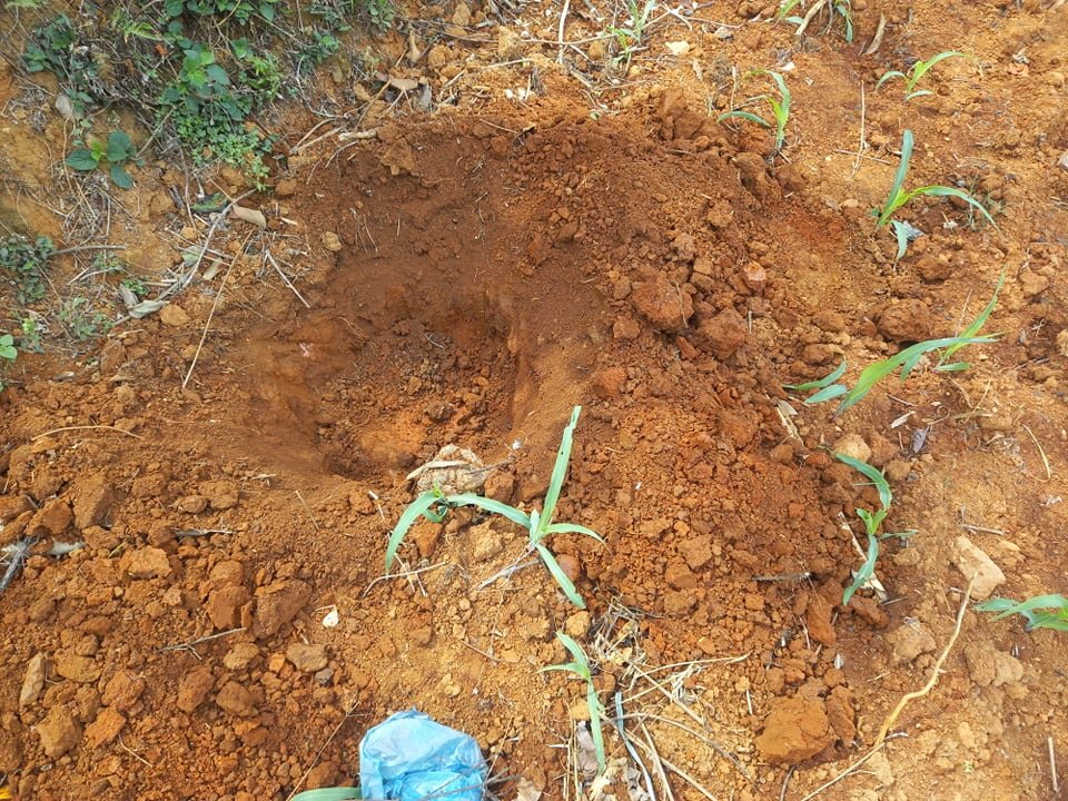 Digging of pits