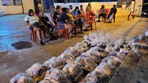 3rd monthly meeting and delivery of food supplies