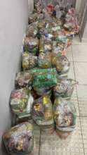 5th monthly meeting w/ entrepreneurs, food baskets