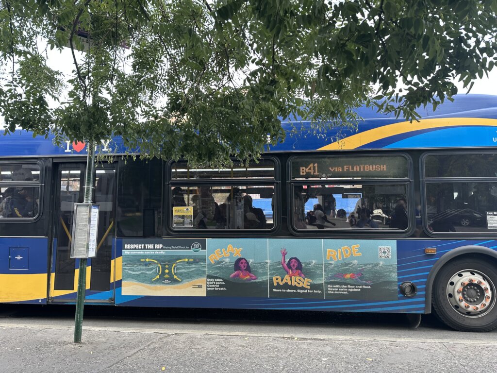 Water Wise: Respect the Rip back on MTA buses