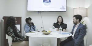 Panel discussion in Coney Island