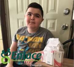 Javier receiving medication