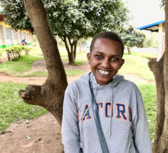 Project participant, aged 14-18; rural Rwanda