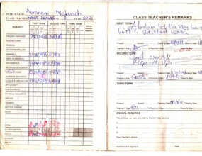 Grades and Teacher Comments - Abraham