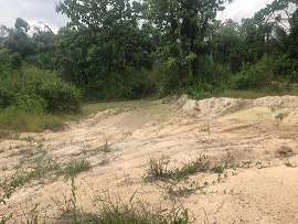 Depleted land/water body in Kwabre East Municipal