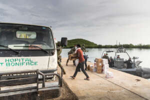 Delivering Supplies to St. Boniface Hospital