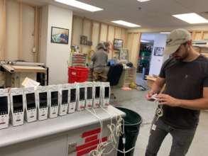 BHI Warehouse Staff Prep Supplies for Haiti
