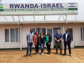 Visiting the HCoE near Kigali