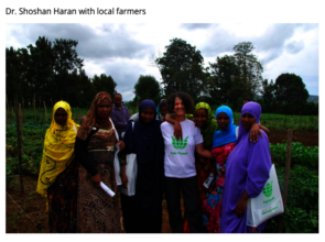 Dr. Shoshan Haran with Ethiopian Key Farmers