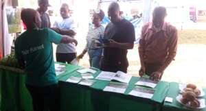 Our booth at the exhibition