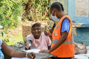 Mobile clinic in L'Asile, March 2022
