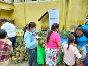 Getting the good food!