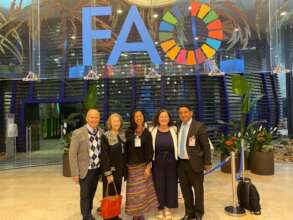 The Guatemalan panelists after our session